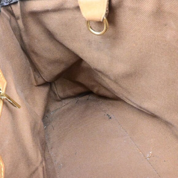 LOUIS VUITTON Cabas Piano Shoulder Bag Monogram Leather Brown - Picture 10 of 14